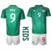 Mexiko Raul Jimenez #9 Replika Babykläder Hemma matchkläder barn VM 2022 Korta ärmar (+ Korta byxor)